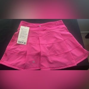 LULU LEMON SONIC PINK PACE RIVAL SKIRT LONG